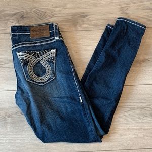 Big Star | Vintage Collection "Remy" Embellished Skinny Jeans | Dark Wash | 28